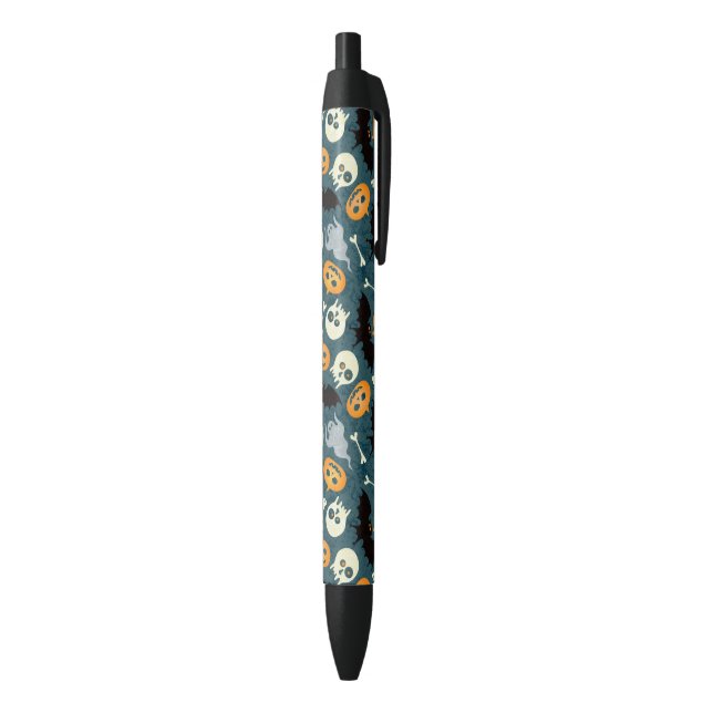 Halloween pattern black ink pen (Bottom (Vertical))