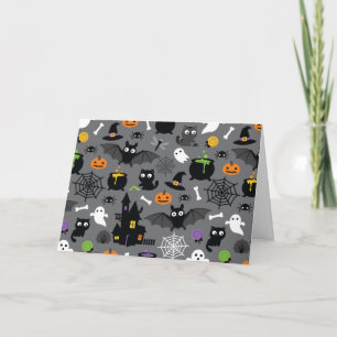 Halloween Pattern Card