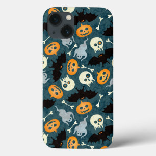 Halloween pattern iPhone 13 case