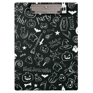 Halloween Pattern Clipboard