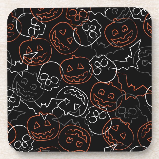 Halloween Pattern Coaster (Front)