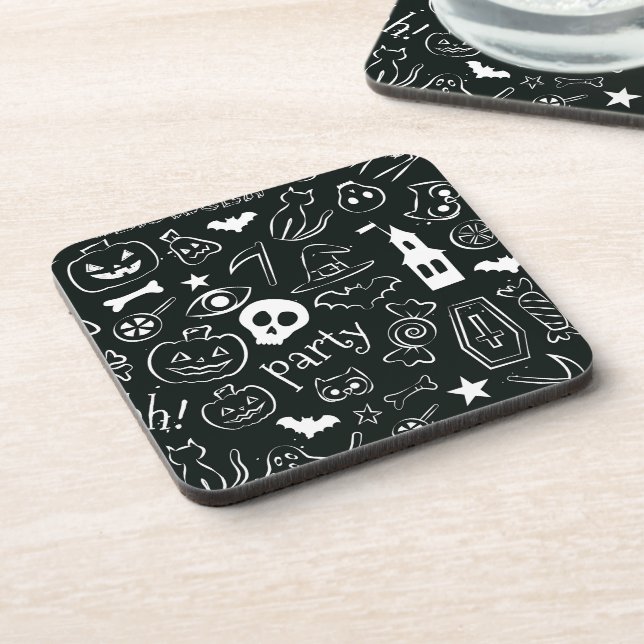 Halloween Pattern Coaster (Left Side)