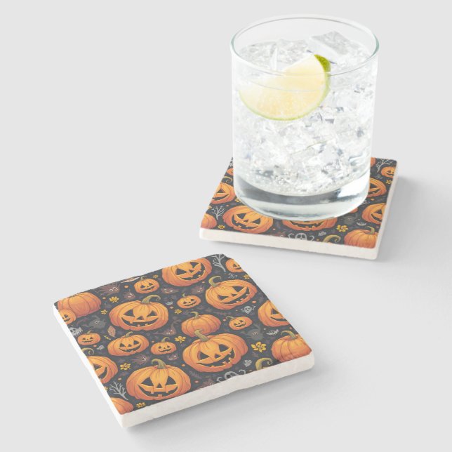  Halloween pattern coaster (Side)