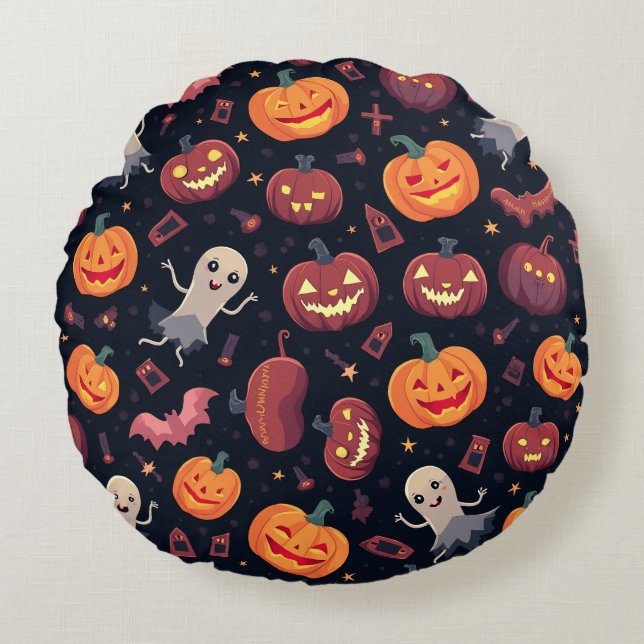 Halloween pattern cushion (Front)