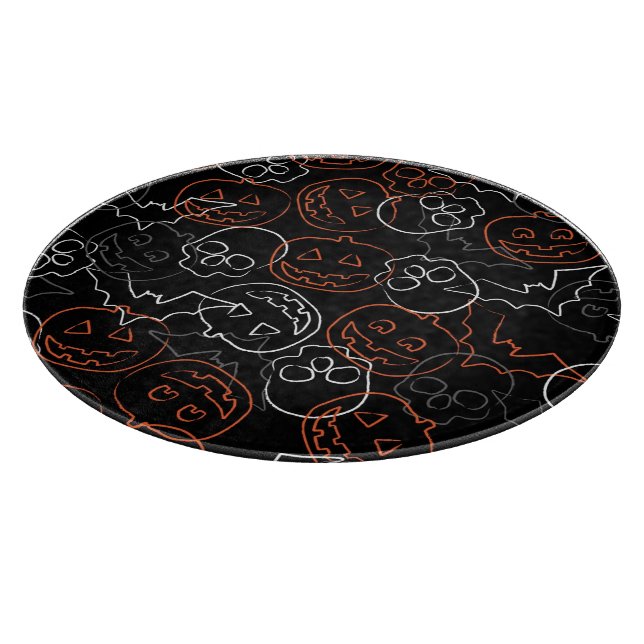 Halloween Pattern Cutting Board (Corner)