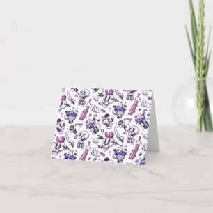 Halloween pattern decoration card