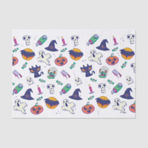 Halloween pattern decoration tissue paper
