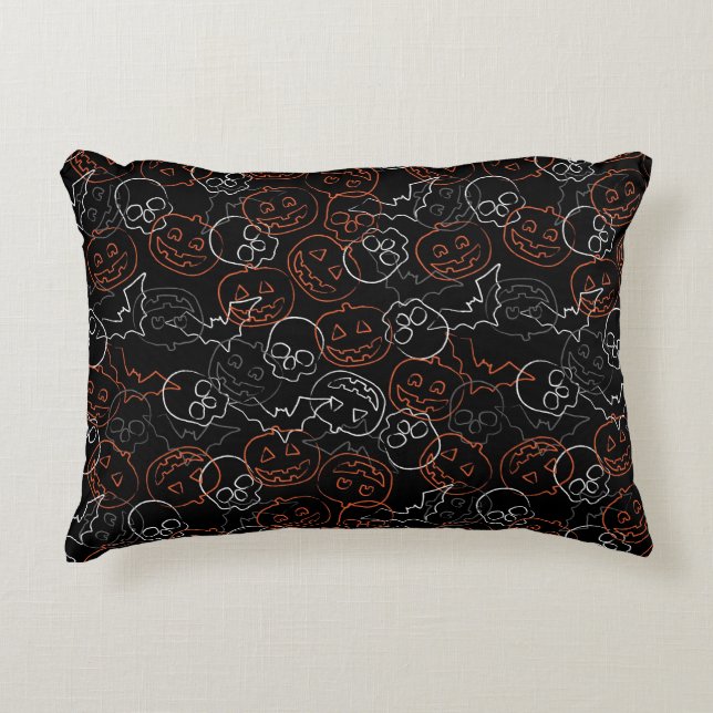 Halloween Pattern Decorative Cushion (Front)