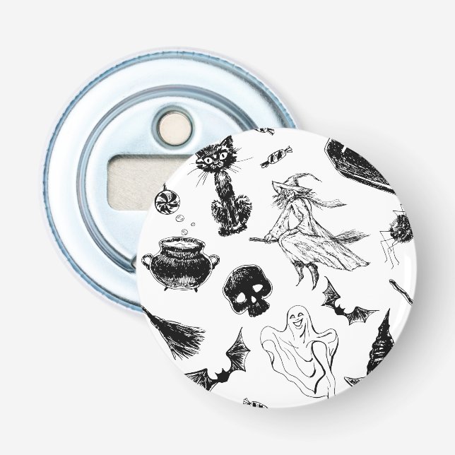 Halloween pattern design bottle opener (Front)