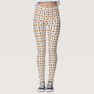 Halloween Pattern Designer Leggings