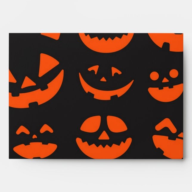 Halloween pattern envelope (Front)