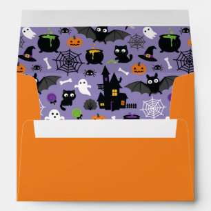 Halloween Pattern Envelope