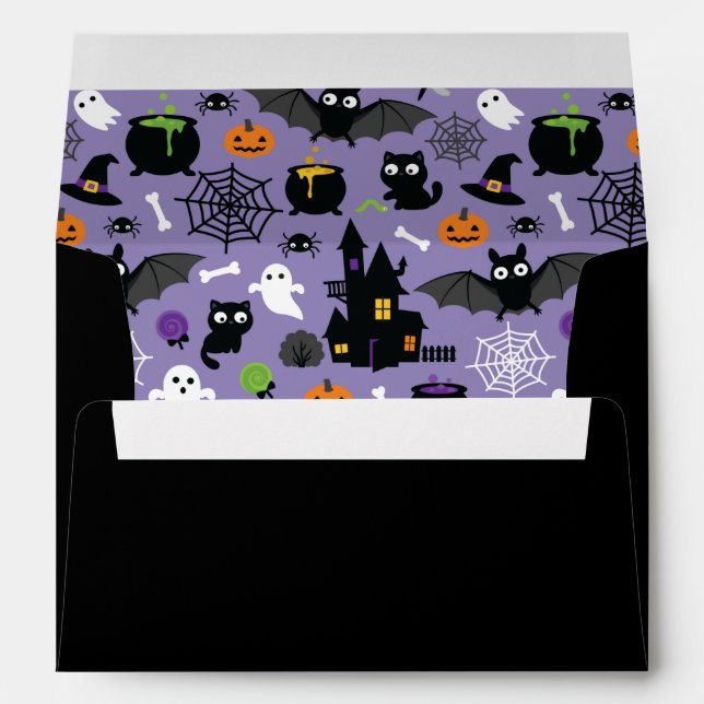 Halloween Pattern Envelope (Back (Bottom))