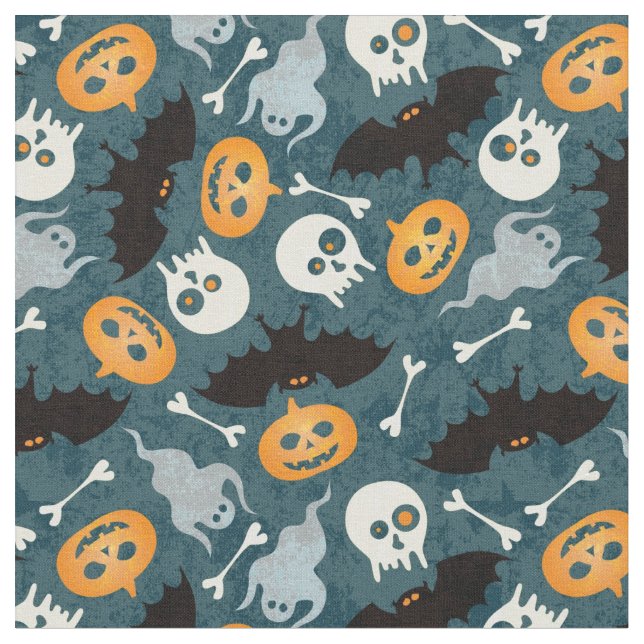 Halloween pattern fabric (Close Up)