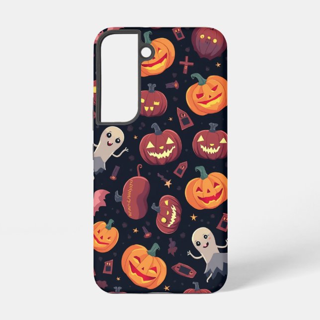 Halloween Pattern Galaxy Case (Back)