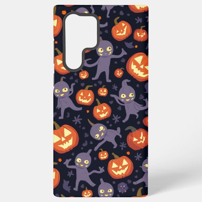 Halloween Pattern Galaxy Case (Back)