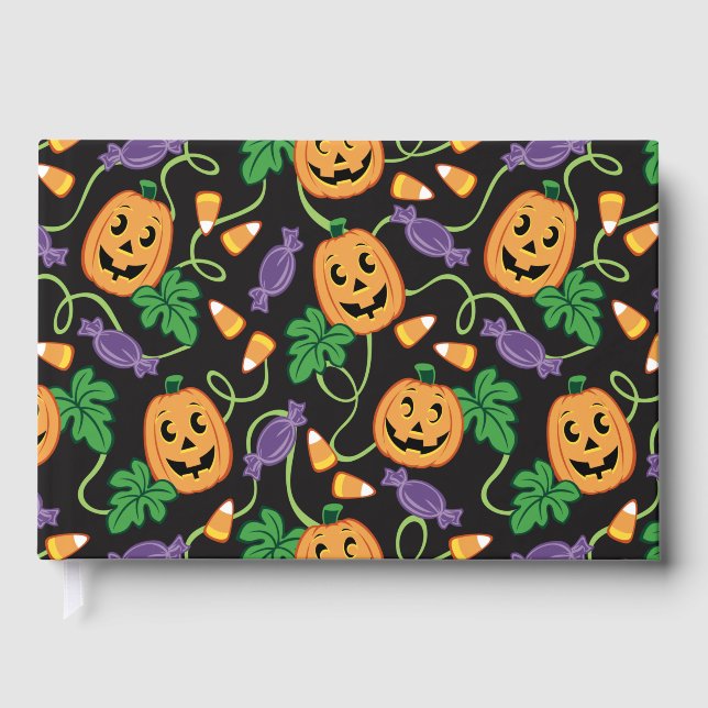 HALLOWEEN PATTERN GUEST BOOK (Front)