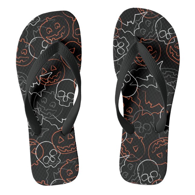 Halloween Pattern Jandals (Footbed)