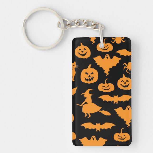 Halloween pattern key ring (Front)