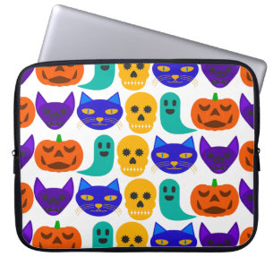 Halloween Pattern Laptop Sleeve 15-inch