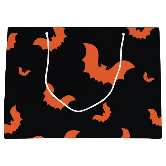 Halloween pattern large gift bag (Front)