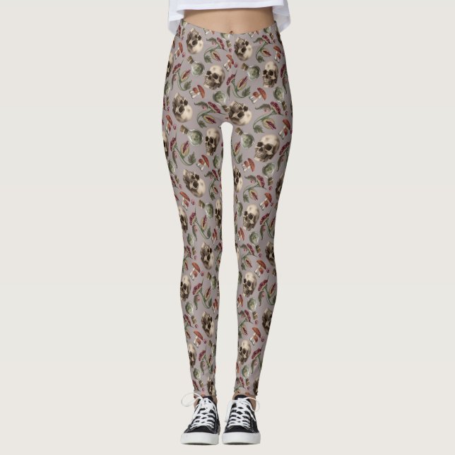 Halloween Pattern Leggings (Front)