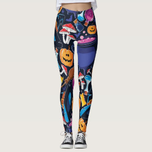 Halloween pattern leggings