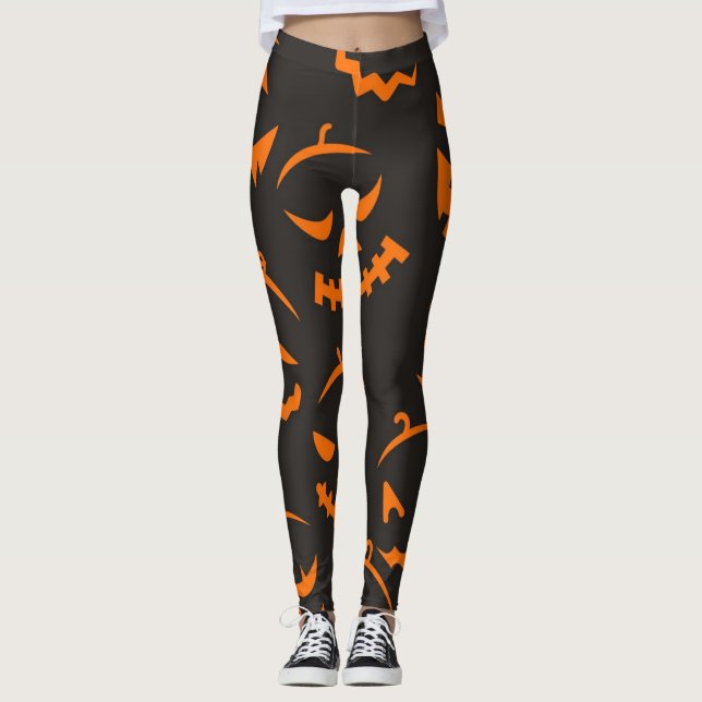 Halloween pattern leggings (Front)