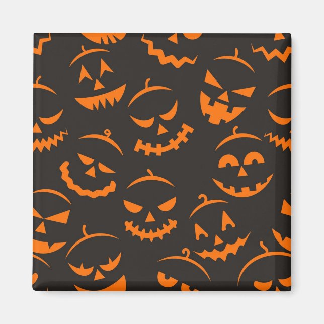 Halloween pattern magnet (Front)