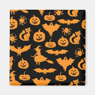 Halloween pattern magnet