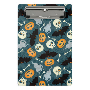 Halloween pattern mini clipboard
