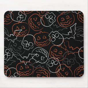 Halloween Pattern Mouse Pad