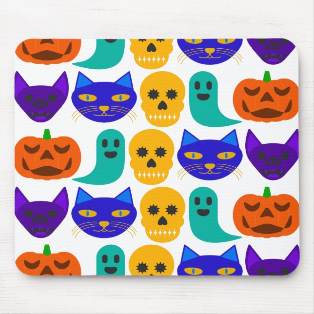Halloween Pattern Mousepad (Front)