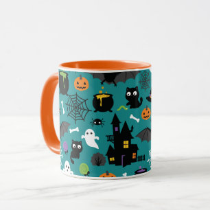 Halloween Pattern Mug