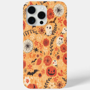 Halloween pattern napkin iPhone 15 pro max case