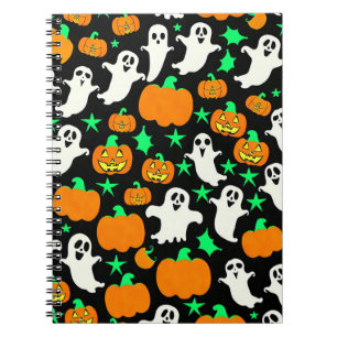 Halloween Pattern Notebook