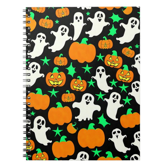Halloween Pattern Notebook (Front)