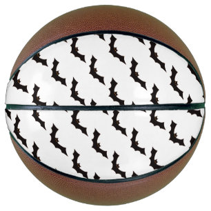 Halloween, Pattern Of Bats, Trick Or Treat, Boo Basketball