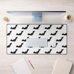 Halloween, Pattern Of Bats, Trick Or Treat, Boo Desk Mat