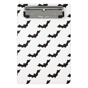 Halloween, Pattern Of Bats, Trick Or Treat, Boo Mini Clipboard