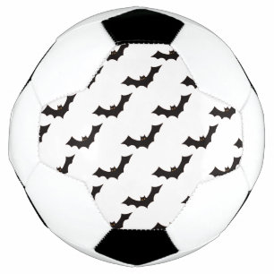 Halloween, Pattern Of Bats, Trick Or Treat, Boo Soccer Ball