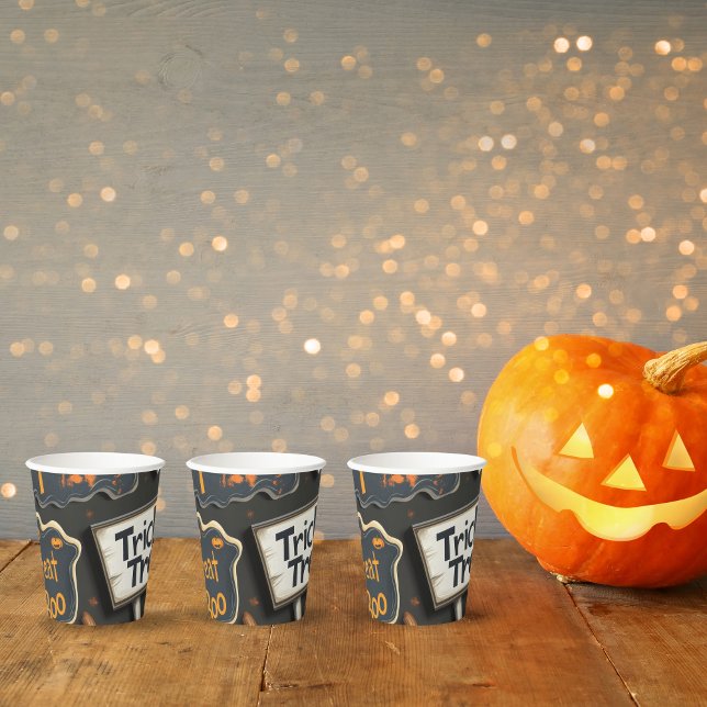 Halloween Pattern Paper Cups (Creator Uploaded)