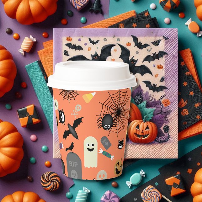Halloween Pattern Paper Cups (Creator Uploaded)