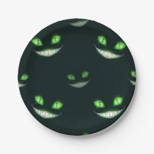 Halloween pattern paper plate