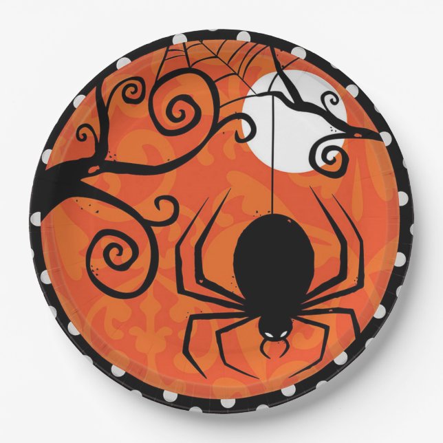 Halloween pattern plate (Front)