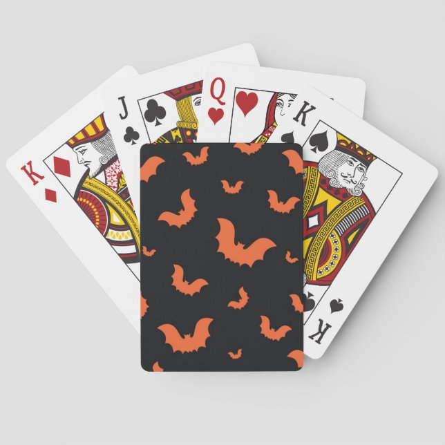 Halloween pattern playing cards (Back)
