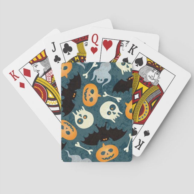 Halloween pattern playing cards (Back)