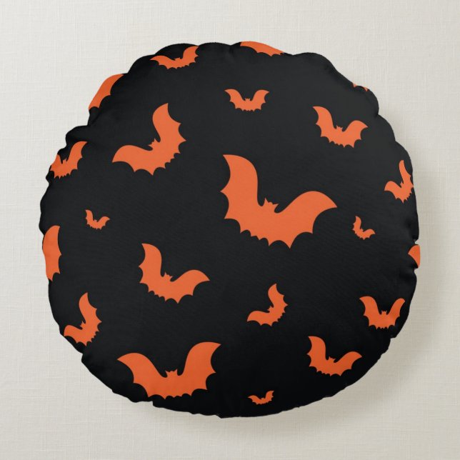 Halloween pattern round cushion (Front)