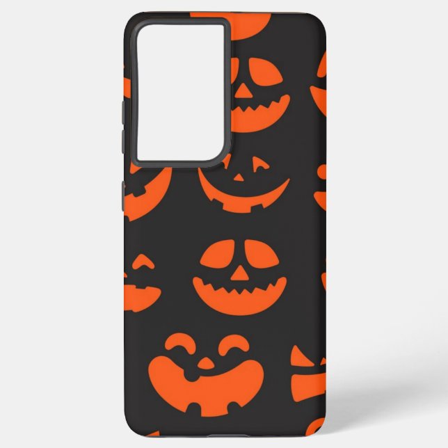 Halloween pattern samsung galaxy s21 ultra case (Back)