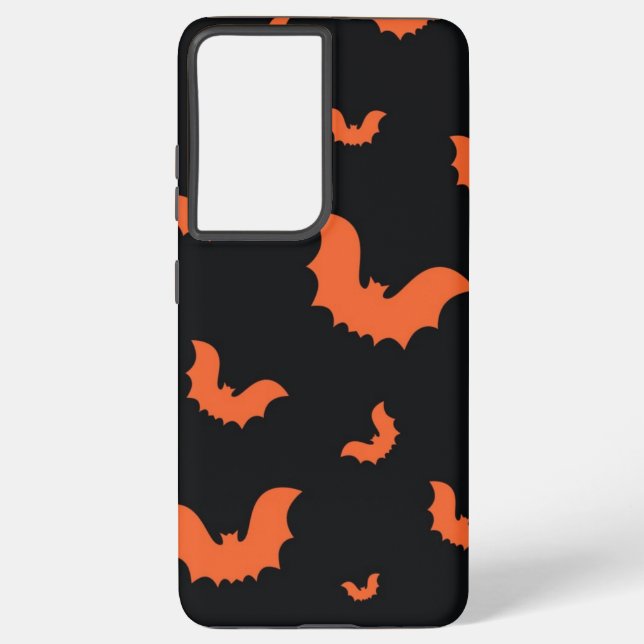 Halloween pattern samsung galaxy s21 ultra case (Back)